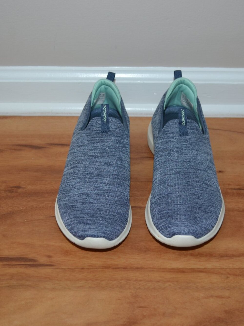 Skechers Ultra Flex Harmonious Comfort Slip On Shoes Blue 149170 Womens Size 8